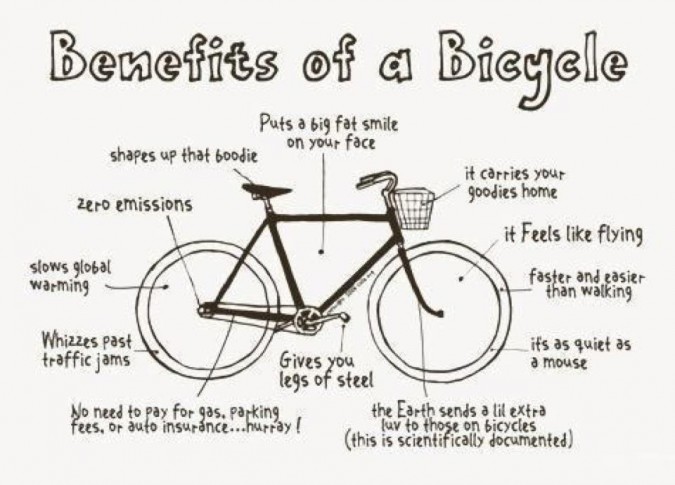 Benefits of a bicycle